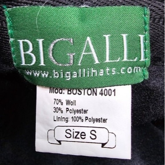 NWOT BIGALLI Blue/Grey Plaid Flat Cap, Boston 4001, Newsboy Style Size Small - Picture 5 of 6